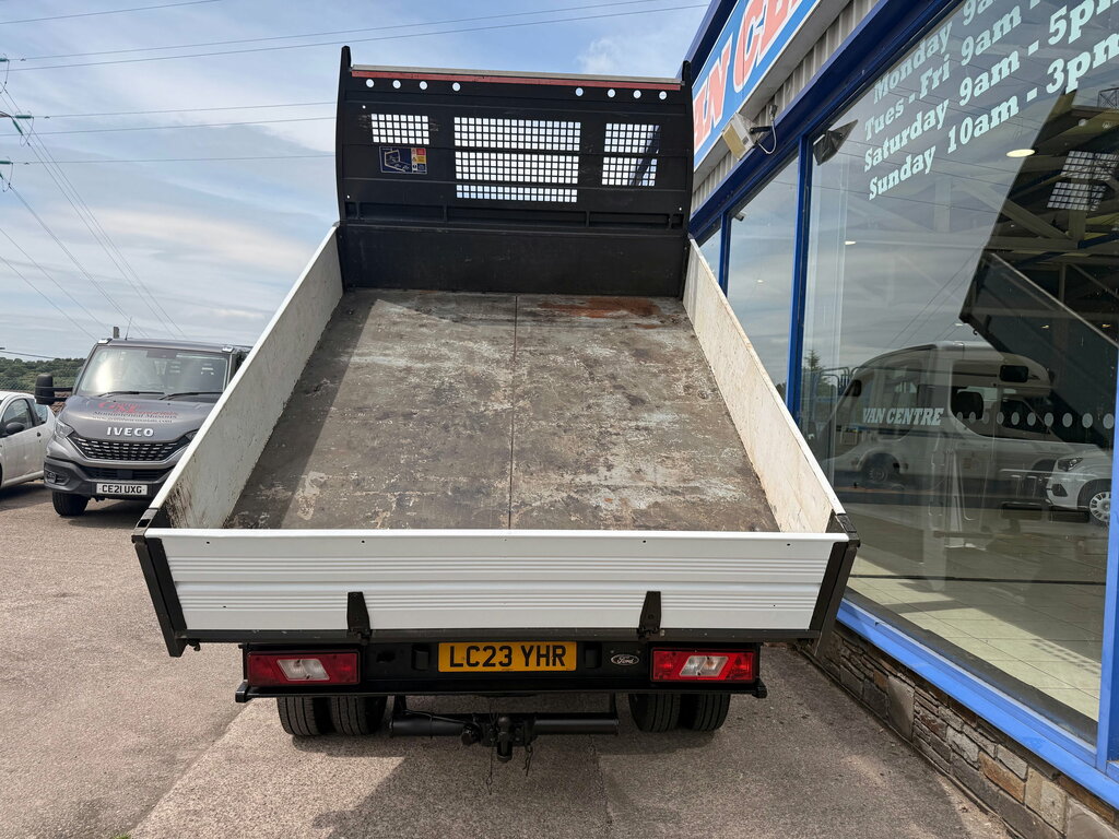 Ford Transit Custom 2.0 350 Ecoblue Leader Double Cab Tipper Diese LC23YHR White #4