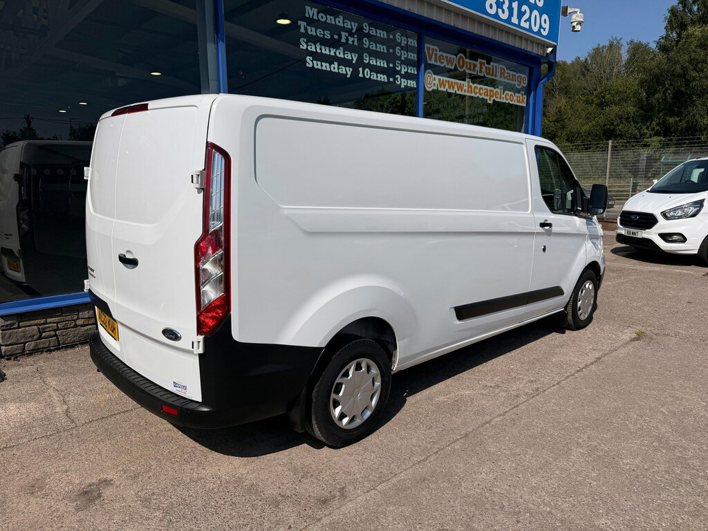 Ford Transit Custom 2.0 300 Ecoblue Leader Panel Van AE22KUH White #6