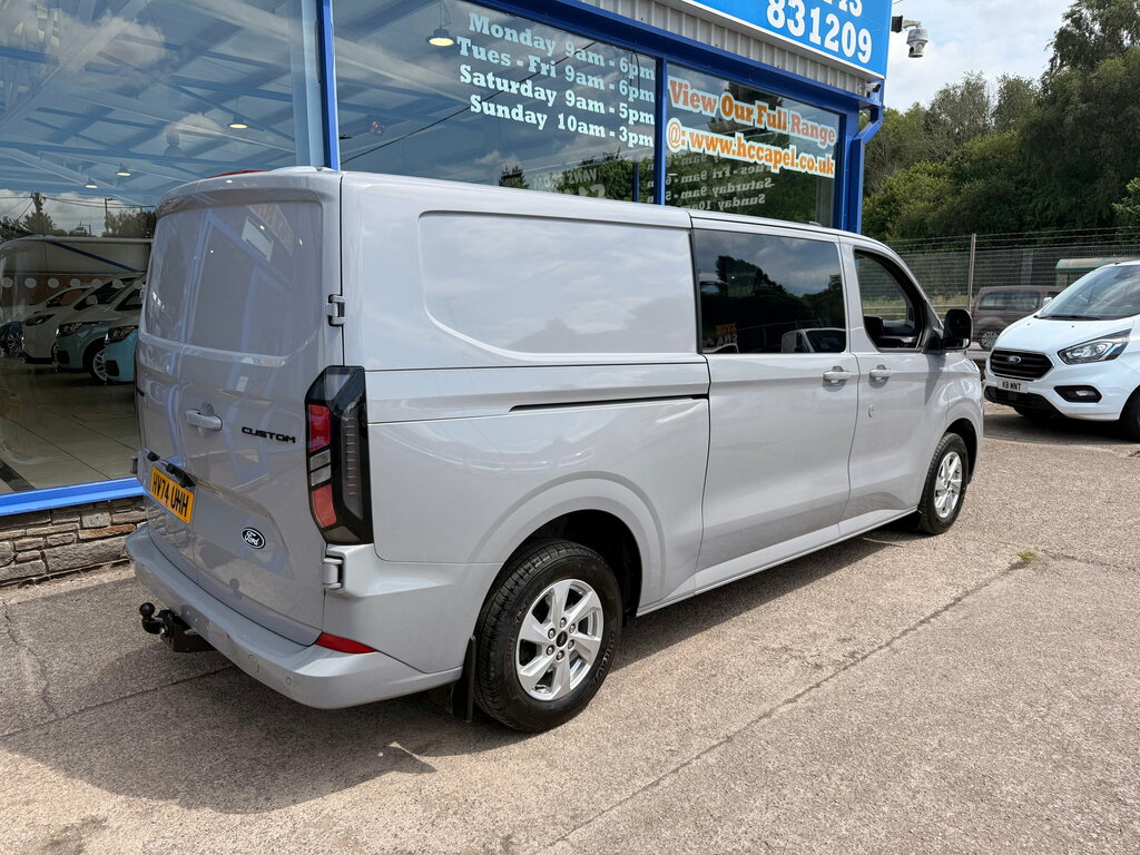 Ford Transit Custom 2.0 320 Ecoblue Limited Crew Van Double Cab Di HV74UHH Grey #6