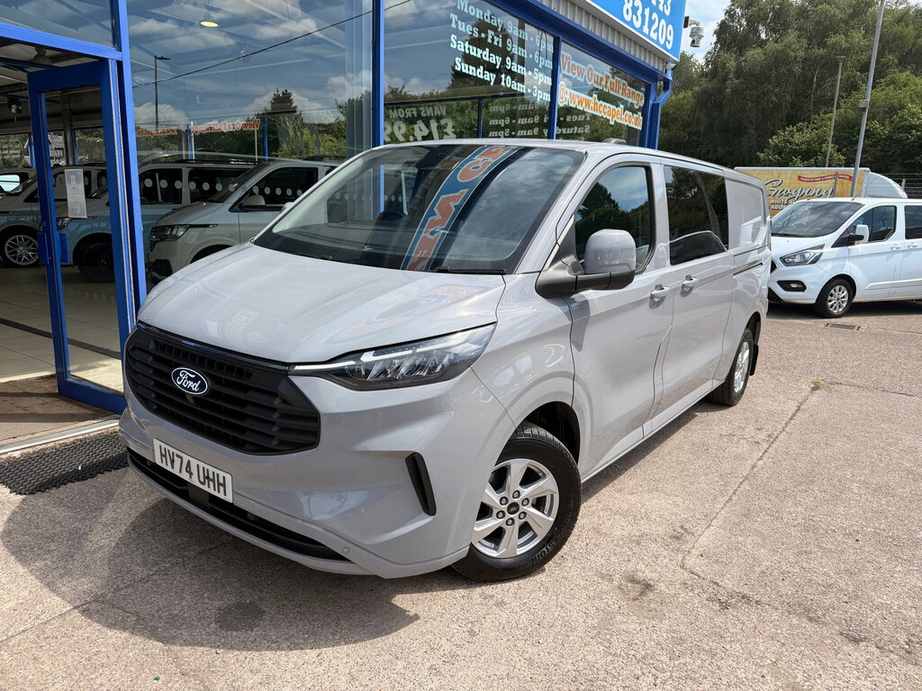 Ford Transit Custom 2.0 320 Ecoblue Limited Crew Van Double Cab Di HV74UHH Grey