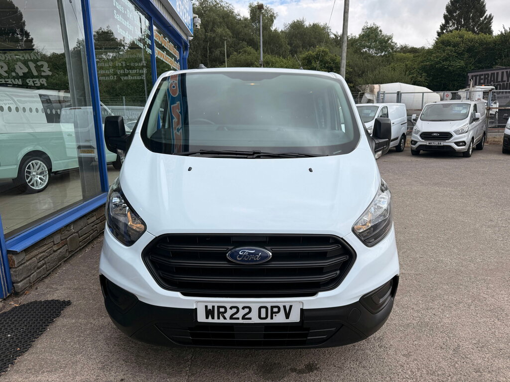 Ford Transit Custom 2.0 300 Ecoblue Leader Crew Van Double Cab Die WR22OPV White #2