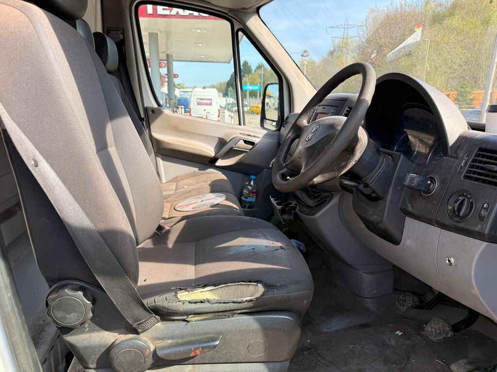 Volkswagen Crafter 2.0 Tdi Cr35dropside Flatbed Rw White #3