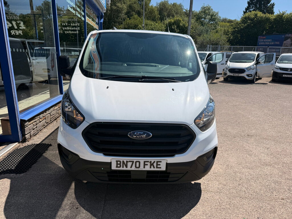 Ford Transit Custom 2.0 300 Ecoblue Leader Crew Van Double Cab Die BN70FKE White #2