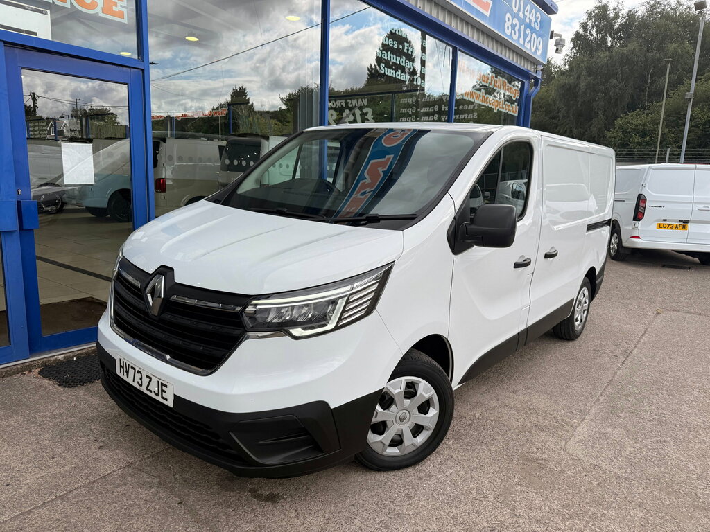 Renault Trafic 2.0 Dci Blue Sl28 Business Panel Van Ma White