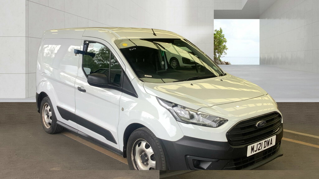 Ford Transit Connect 1.5 200 Ecoblue Leader Panel Van White #2