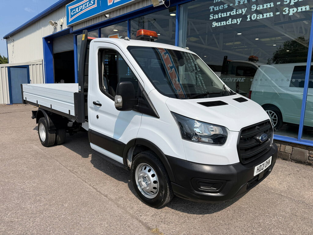 Ford Transit Custom 2.0 350 Ecoblue Hd Leader Single Cab Tipper Di HD21OHW White #6