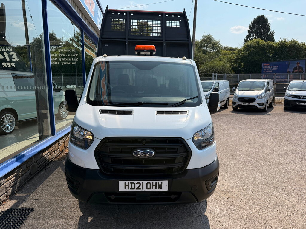Ford Transit Custom 2.0 350 Ecoblue Hd Leader Single Cab Tipper Di HD21OHW White #2