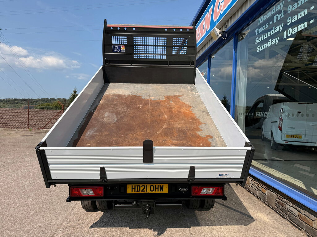 Ford Transit Custom 2.0 350 Ecoblue Hd Leader Single Cab Tipper Di HD21OHW White #3