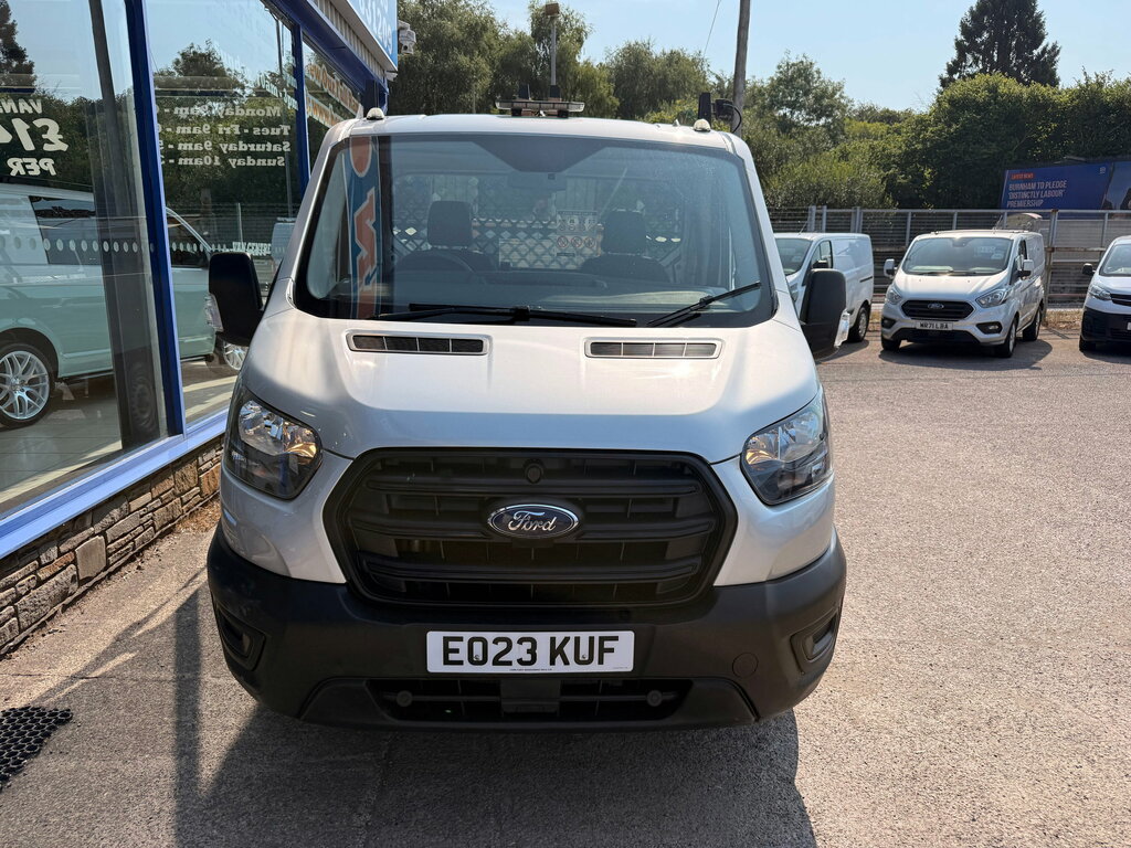 Ford Transit Custom 2.0 350 Ecoblue Hd Leader Dropside Flatbed Die EO23KUF Silver #2