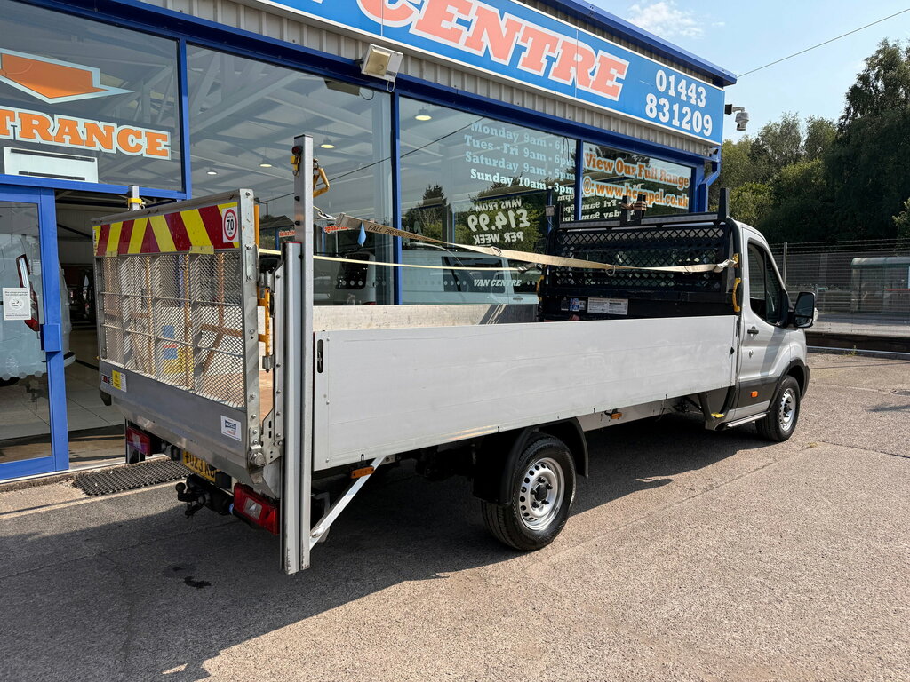 Ford Transit Custom 2.0 350 Ecoblue Hd Leader Dropside Flatbed Die EO23KUF Silver #5