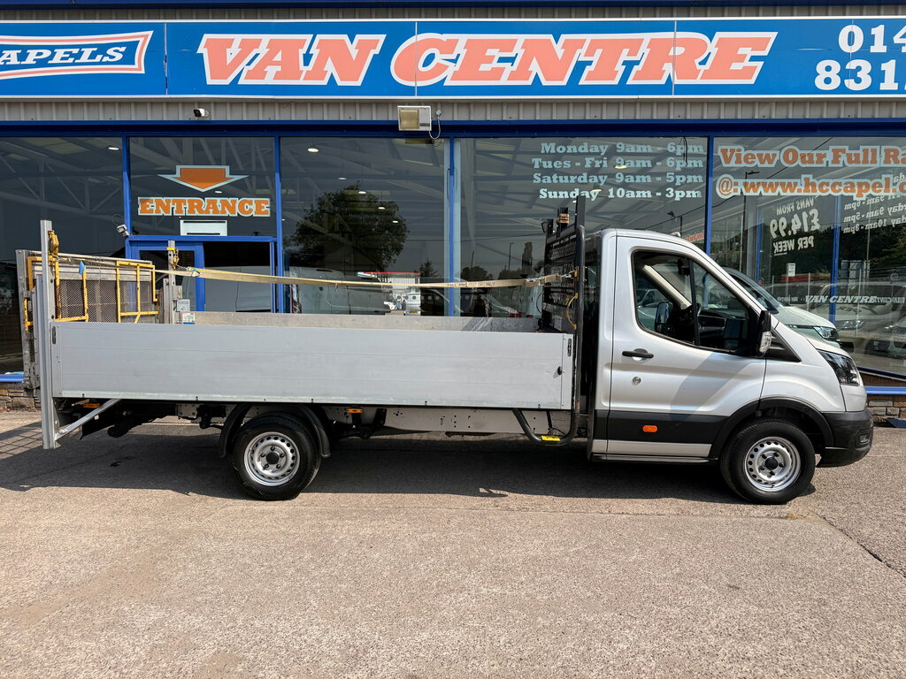 Ford Transit Custom 2.0 350 Ecoblue Hd Leader Dropside Flatbed Die EO23KUF Silver #6