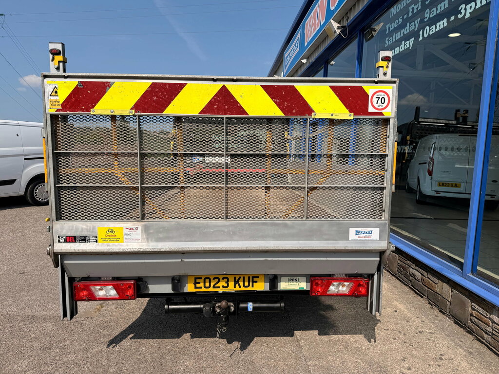Ford Transit Custom 2.0 350 Ecoblue Hd Leader Dropside Flatbed Die EO23KUF Silver #4