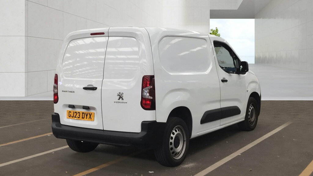 Peugeot Partner 1.5 Bluehdi 1000 Professional Premium Standard P White #4