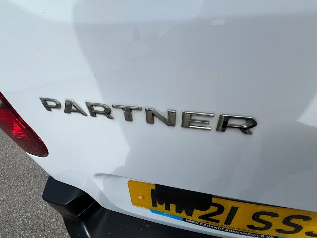 Peugeot Partner Panel Van White #7