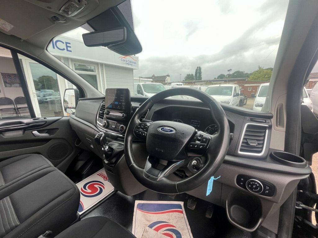 Ford Transit Custom 2.0 Ecoblue 170Ps Low Roof Sport Van Black #35