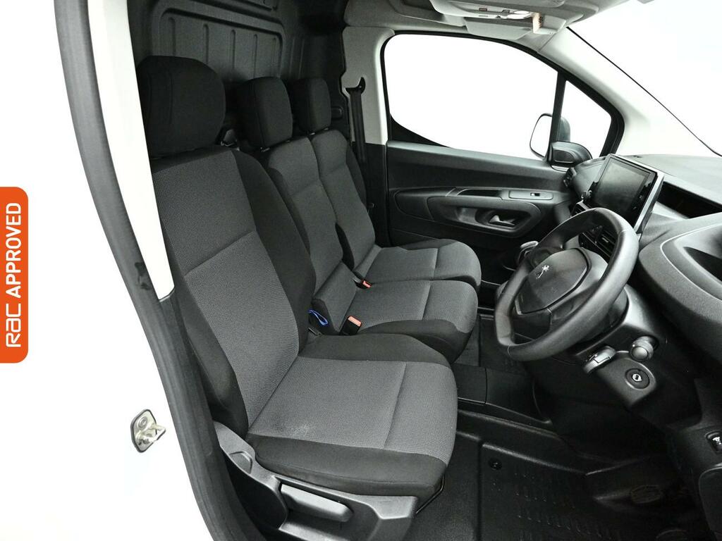 Peugeot Partner 1.5 Bluehdi 1000 Professional Standard Panel Van 5 FV21XHP White #2