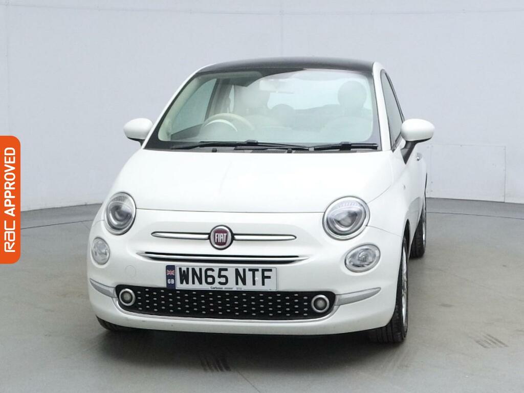 Fiat 500 1.2 Lounge Hatchback Euro 6 Ss WN65NTF White #6