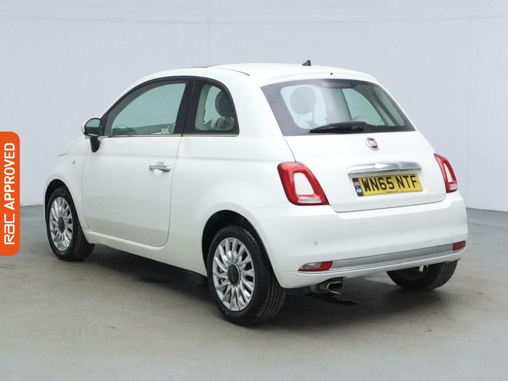 Fiat 500 1.2 Lounge Hatchback Euro 6 Ss WN65NTF White #4