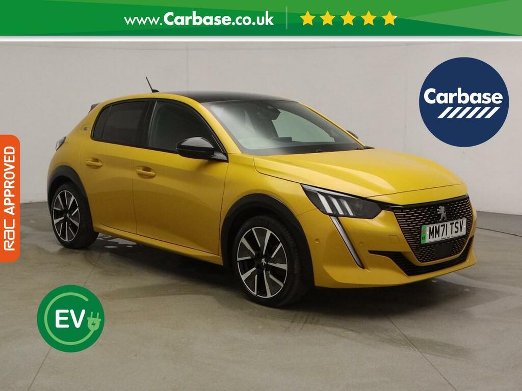 Peugeot e-208 50Kwh Gt Hatchback 136 Ps Yellow
