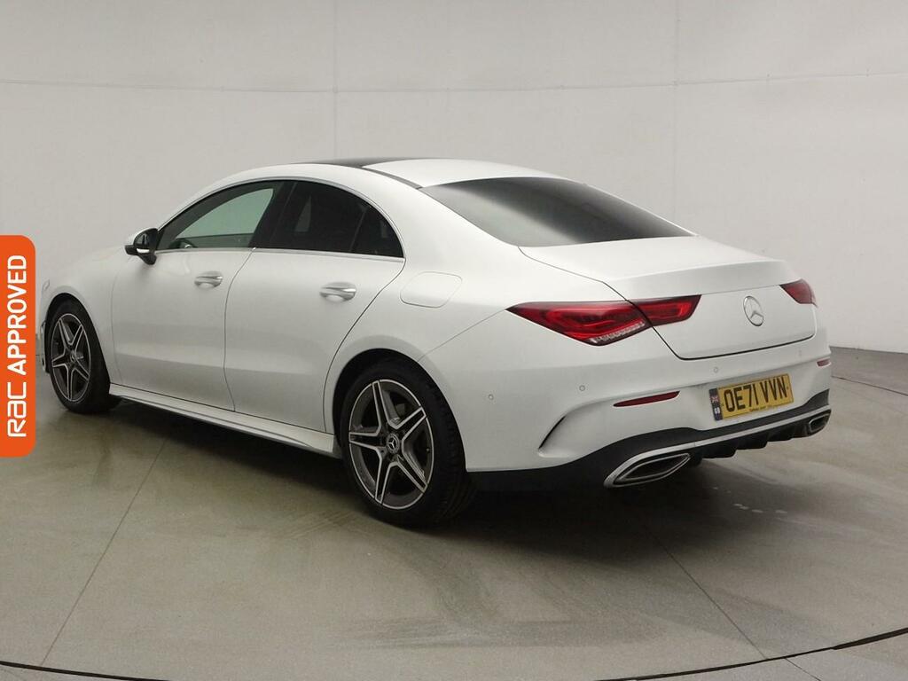 Mercedes-Benz CLA Class 1.3 Cla200 Amg Line Premium Plus 2 Coupe Pet OE71VVN White #4