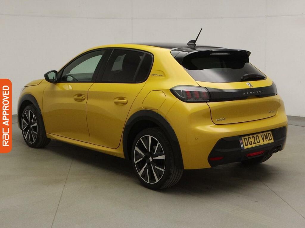 Peugeot 208 1.2 Puretech Gt Line Hatchback Eat Euro DG20VMD Yellow #4
