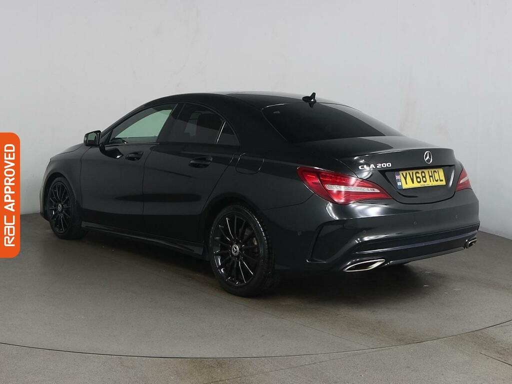 Mercedes-Benz CLA Class 1.6 Cla200 Amg Line Night Edition Plus Coupe YV68HCL Black #4