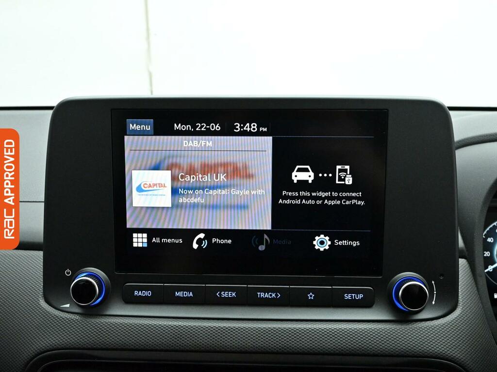 Hyundai Kona 1.0 T-gdi Mhev Se Connect Suv Hybrid Ma DN22BNL Grey #3
