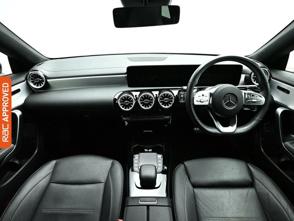 Mercedes-Benz CLA Class 1.3 Cla180 Amg Line Premium Coupe 7G- FM72NGZ White #2