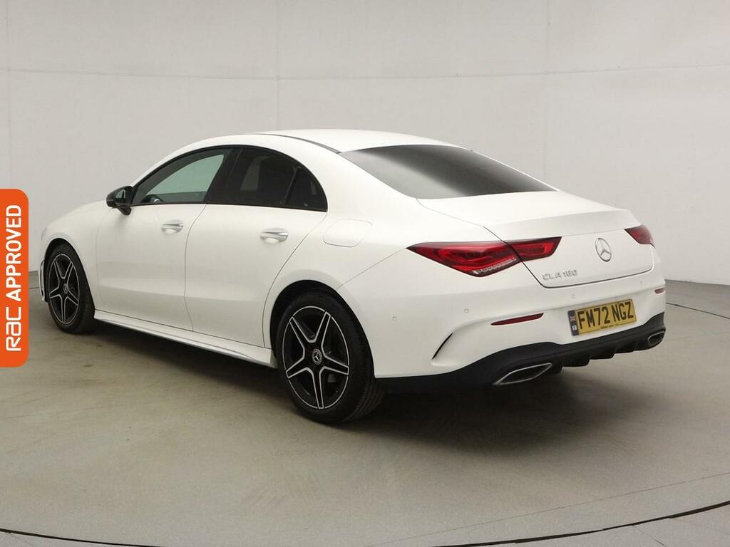 Mercedes-Benz CLA Class 1.3 Cla180 Amg Line Premium Coupe 7G- FM72NGZ White #4