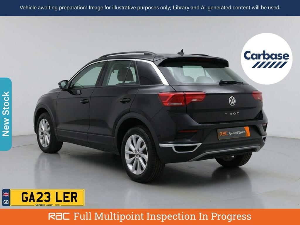 Volkswagen T-Roc 1.5 Tsi Match Suv Euro 6 Ss WN24MMF Black #2