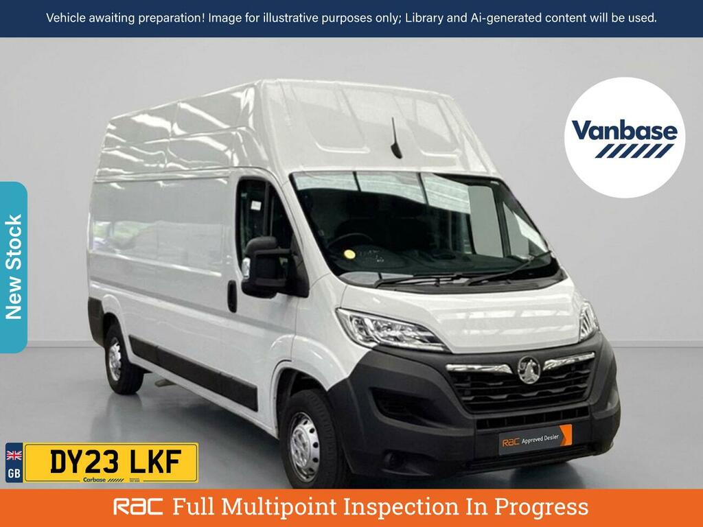 Vauxhall Movano 2.2 Cdti 3500 Biturbo Prime Panel Van M White