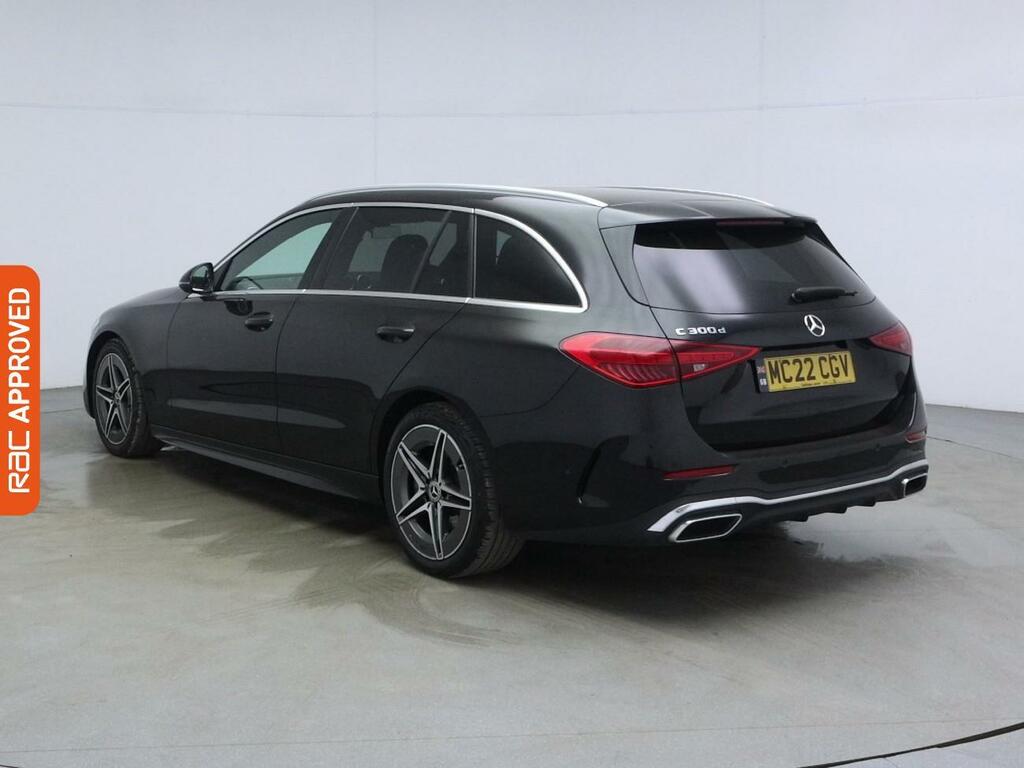 Mercedes-Benz C Class 2.0 C300dh Mhev Amg Line Estate Hybrid MC22CGV Black #4