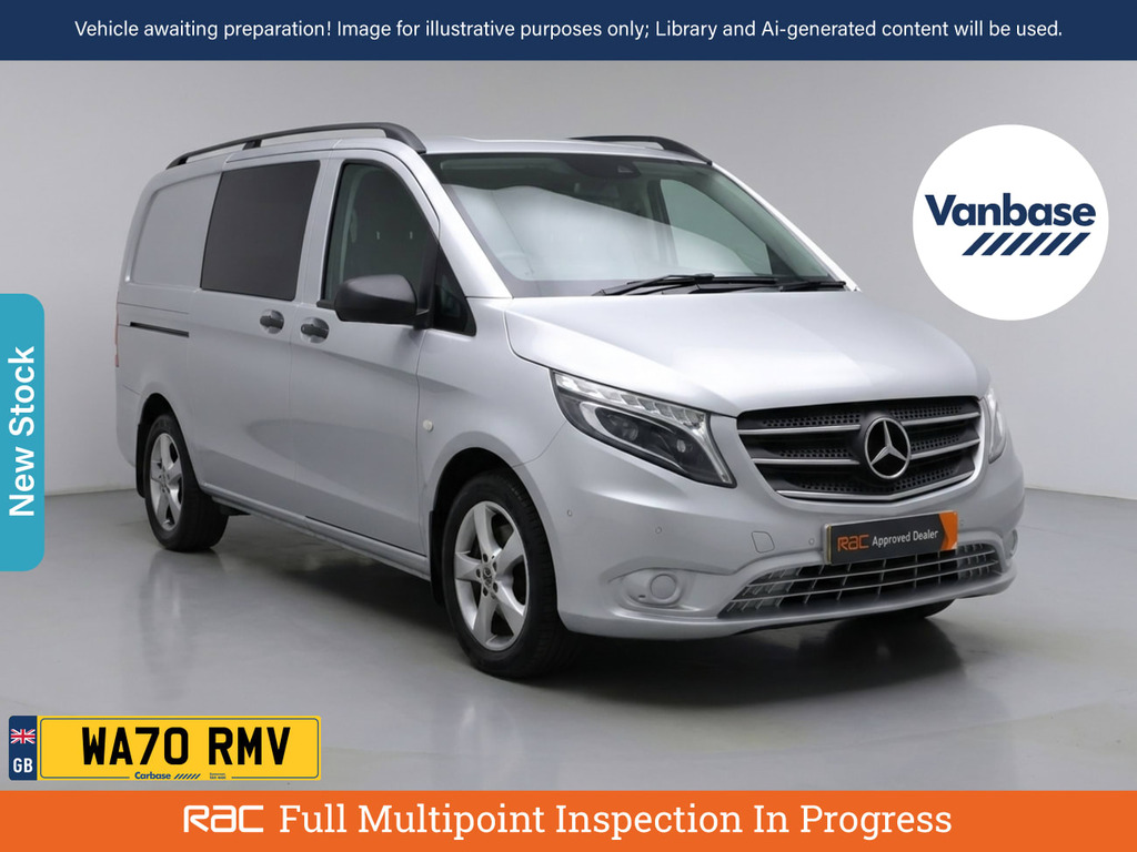 Mercedes-Benz Vito 2.1 119 Cdi Bluetec Crew Van Double Cab Silver