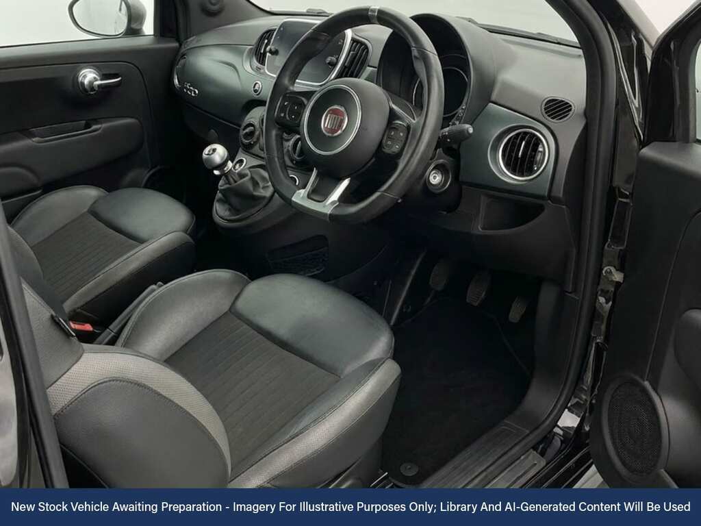 Fiat 500 1.2 Rock Star Hatchback Euro 6 Black