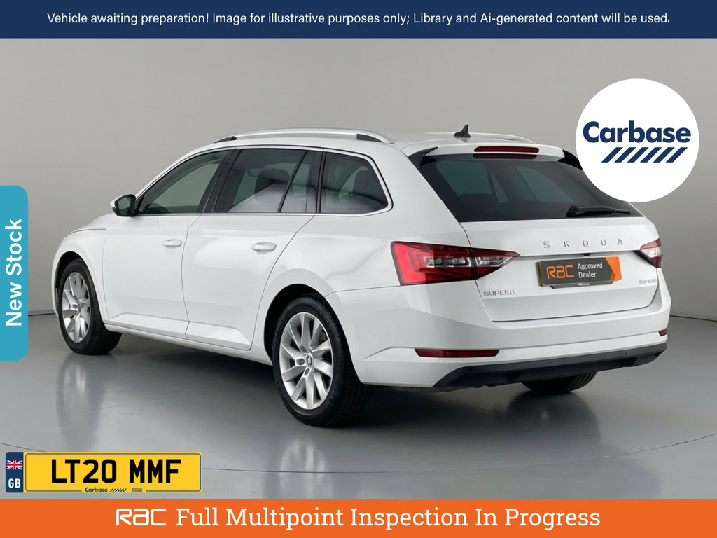 Skoda Superb 1.4 Tsi Iv 13Kwh Se Technology Estate P White #2