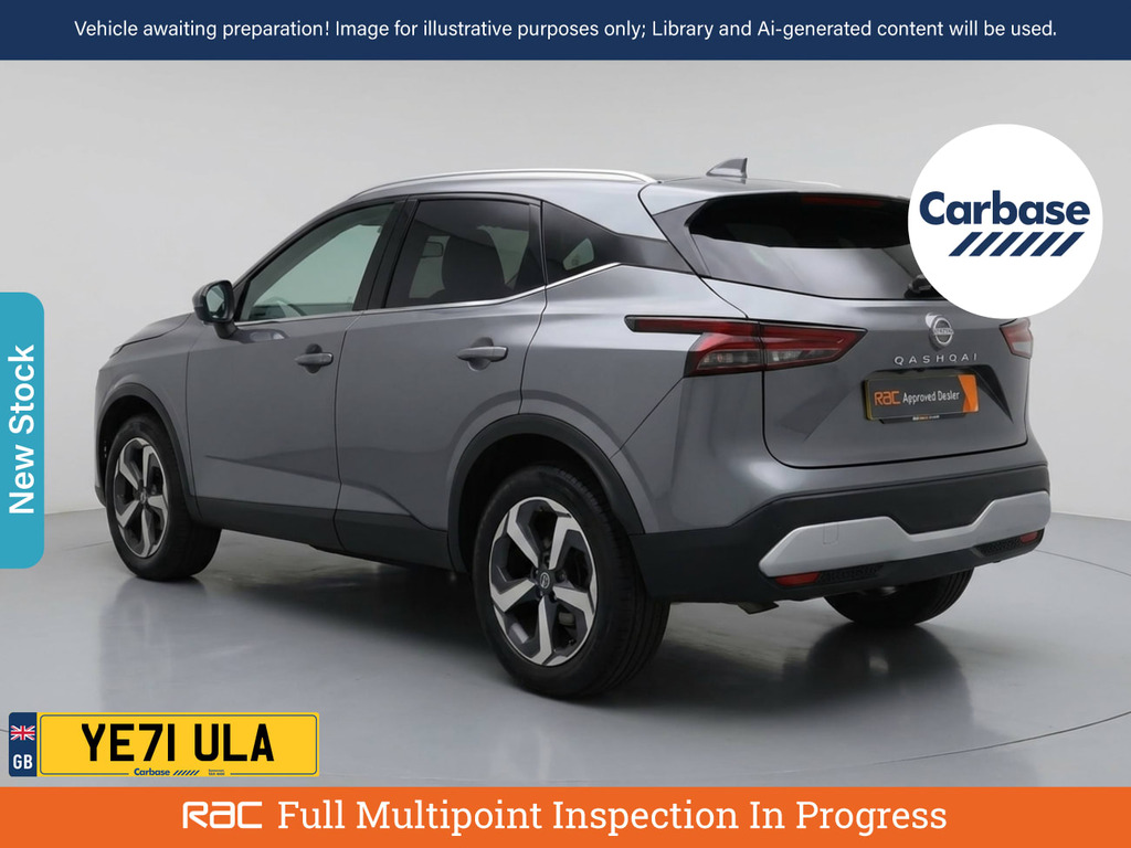 Nissan Qashqai 1.3 Dig-t Mhev N-connecta Suv Hybrid Xt YE71ULA Grey #2