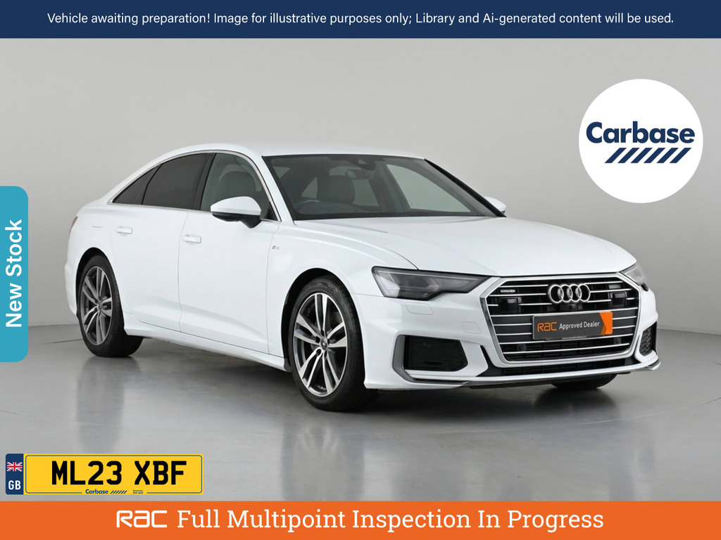Audi A6 Saloon 2.0 Tfsi 40 S Line Saloon S Tronic Euro White