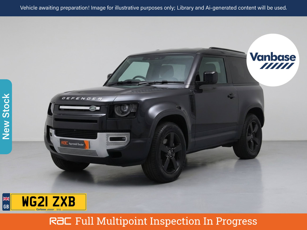 Land Rover Defender 90 3.0 D200 Mhev Hard Top Suv 4Wd Swb Grey