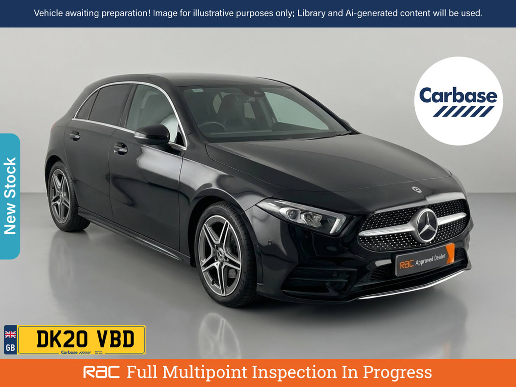 Mercedes-Benz A Class 1.3 A 250 E Amg Line Premium 259 Bhp Heated Fro White #1