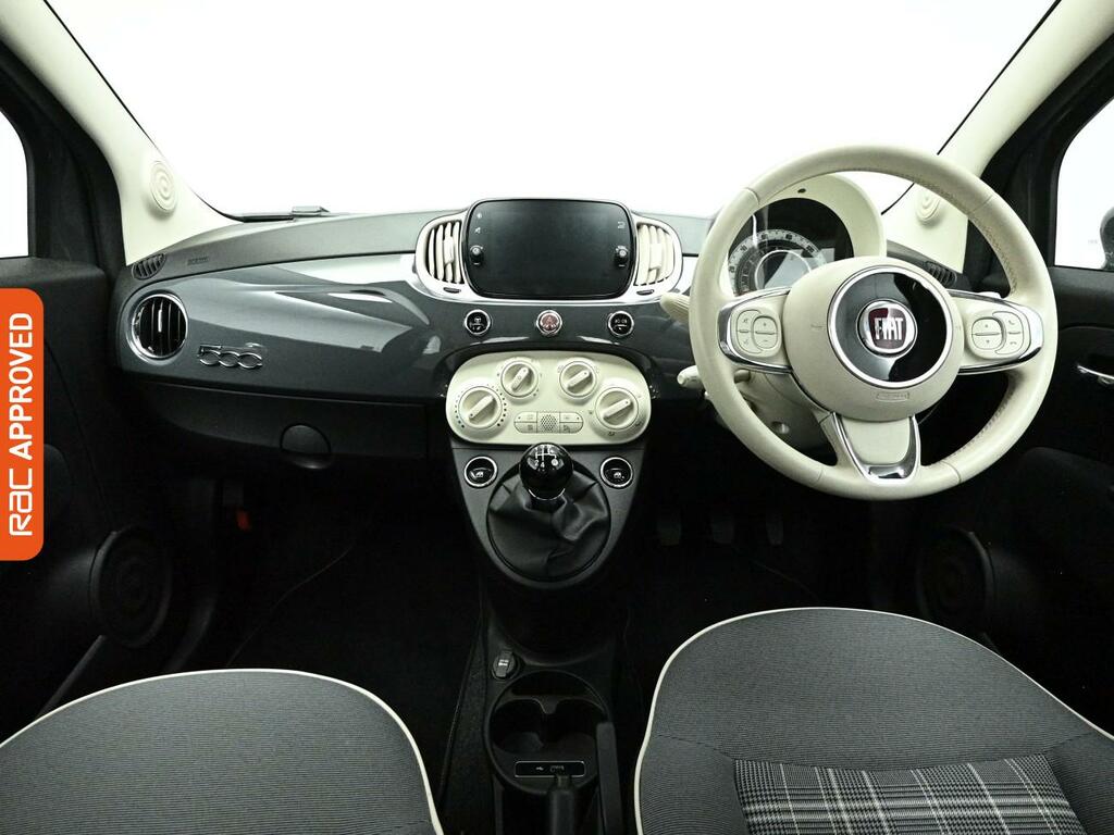 Fiat 500 1.2 Lounge Hatchback Euro 6 Ss BG69RWW Grey #2