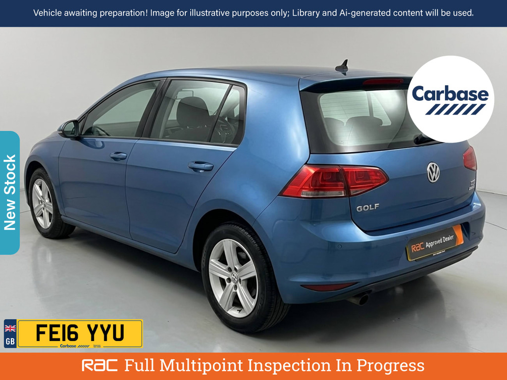 Volkswagen Golf 1.6 Tdi Bluemotion Tech Match Edition Hatchback FE16YYU Blue #2