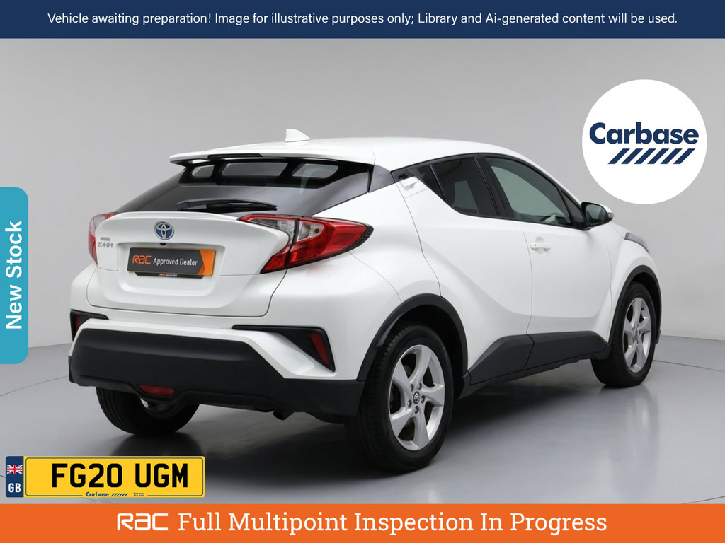Toyota C-Hr 1.8 Vvt-h Icon Suv Hybrid Cvt Euro 6 S White #2