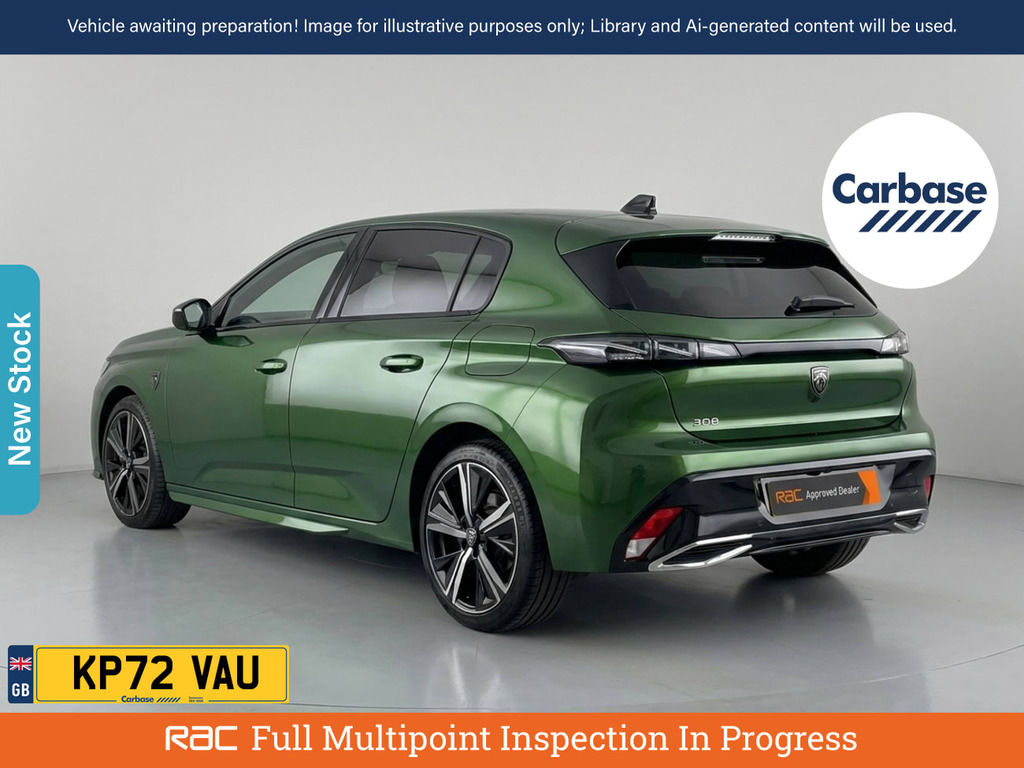 Peugeot 308 1.6 12.4Kwh Gt Premium Hatchback Plug-i Green