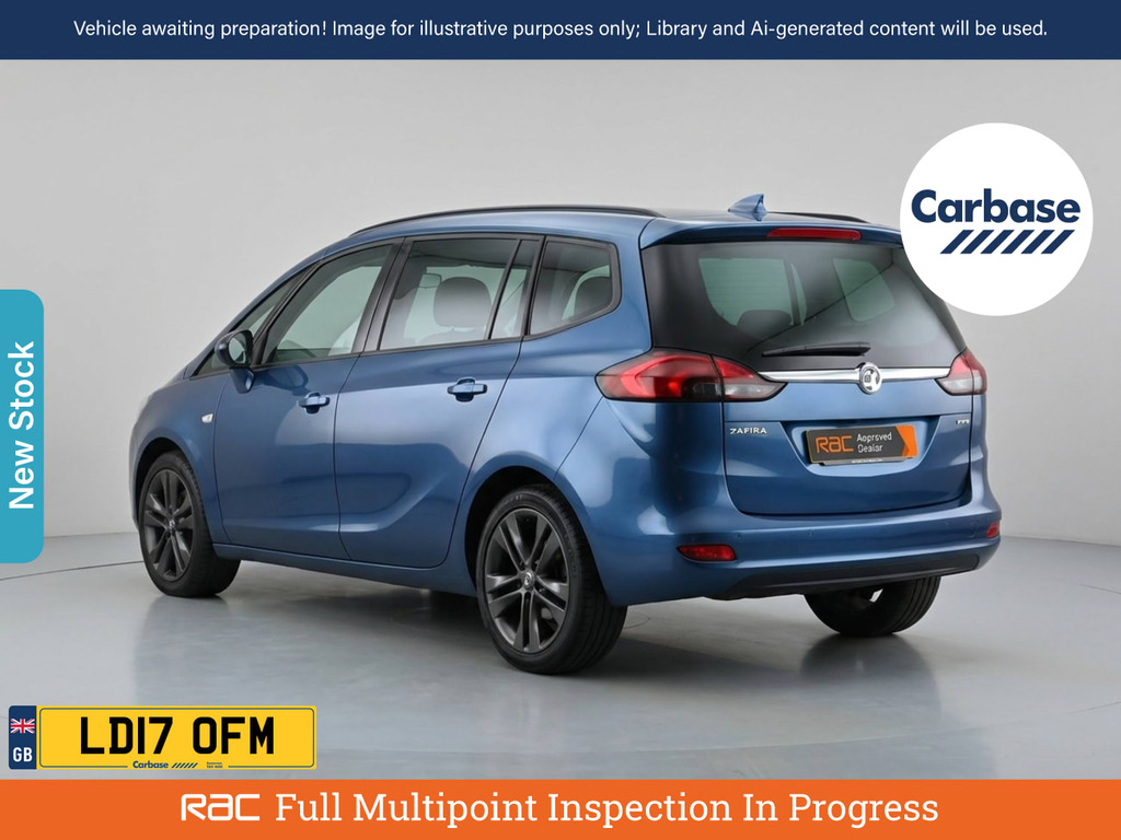 Vauxhall Zafira Tourer 1.4I Turbo Sri Nav Mpv Euro 6 140 Blue