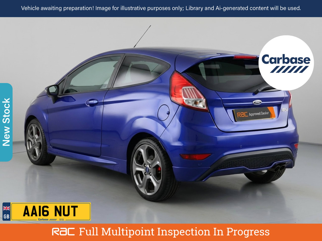 Ford Fiesta 1.25 Zetec Hatchback Euro 6 U14 Blue #1