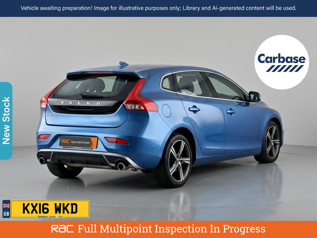 Volvo V40 2.0 D4 R-design Hatchback Euro 6 Blue