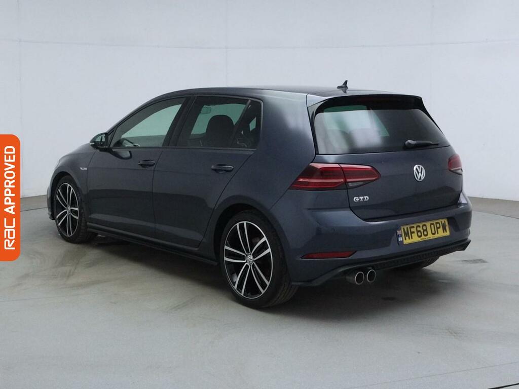 Volkswagen Golf 2.0 Tdi Gtd Hatchback Dsg Euro 6 Ss MF68OPW Blue #4