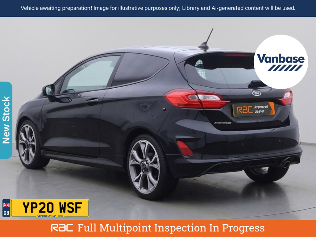 Ford Fiesta 1.0T Ecoboost Sport Car Derived Van Man Black