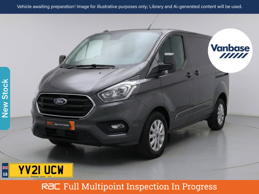 Ford Transit Custom 2.0 280 Ecoblue Limited Panel Van Manua Grey