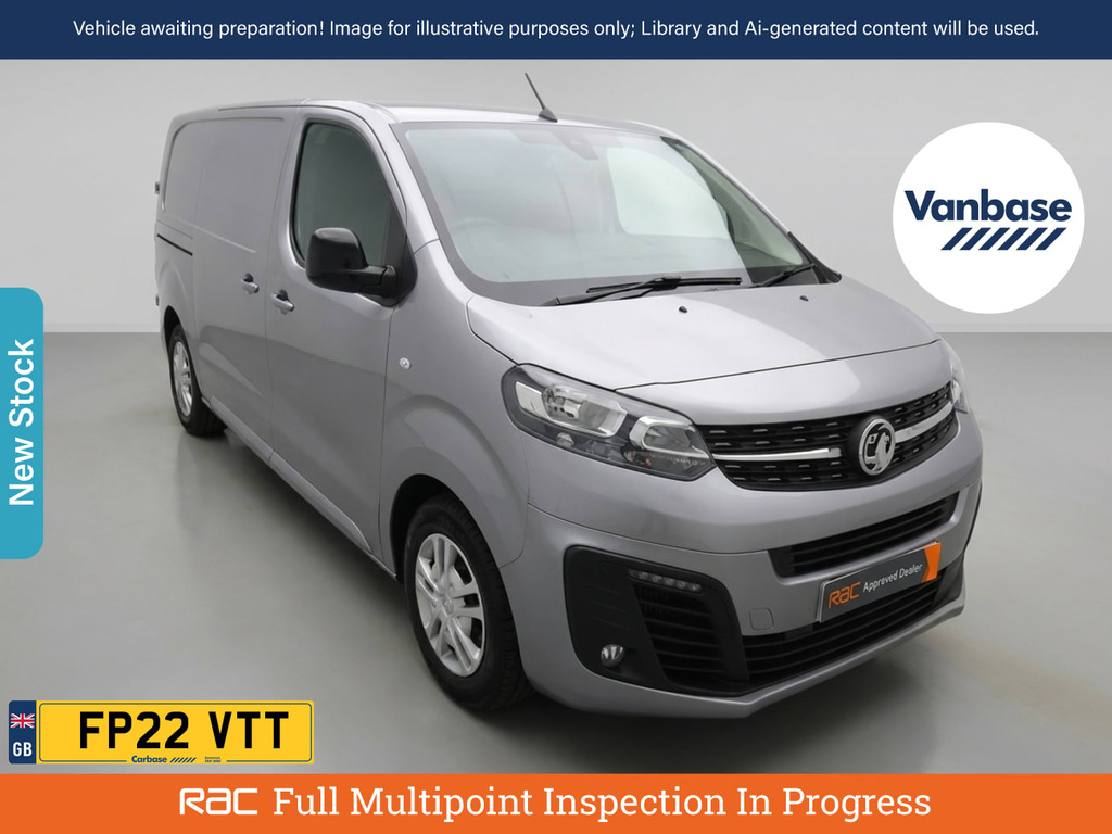 Vauxhall Vivaro 1.5 Turbo D 2700 Sportive Panel Van 6Dr Man Grey